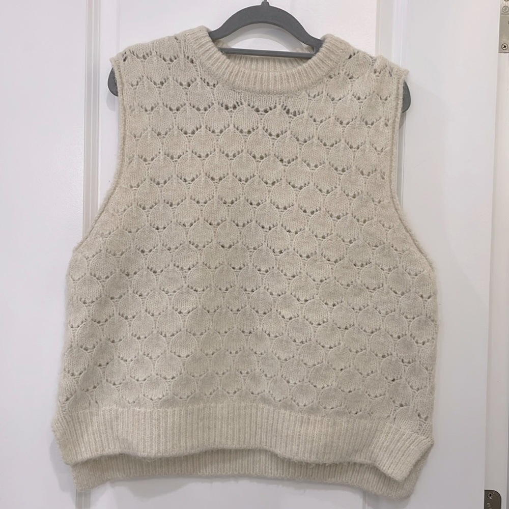 Cream Colored Sweater Vest
